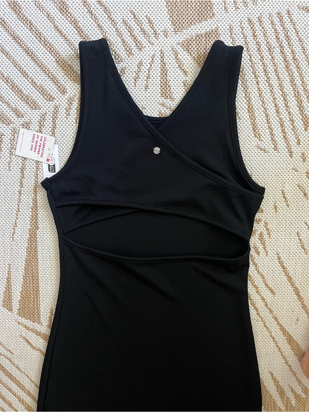 NWT! Roxy Black Cut-Out Midi Dress M - Picture 3 of 10